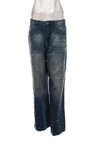 Blugi de femei Unbranded, Mărime L, Culoare Albastru, Preț 145,29 Lei, #137924399