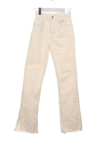 Blugi de femei Stradivarius, Mărime XXS, Culoare Ecru, Preț 78,74 Lei, #137925953