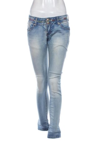Damskie jeansy Unbranded, Rozmiar L, Kolor Niebieski, Cena 46,57 zł, #137931527