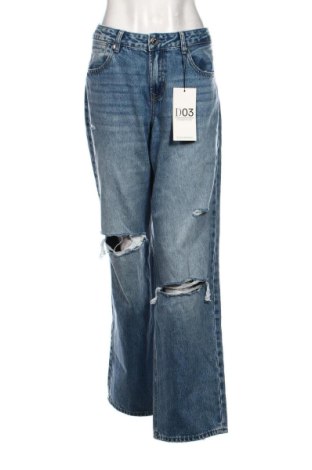 Blugi de femei Stradivarius, Mărime XL, Culoare Albastru, Preț 92,17 Lei, #137907564
