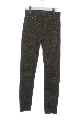 Blugi de femei Zara, Mărime XS, Culoare Verde, Preț 78,74 Lei, #137913047
