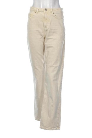 Blugi de femei Zara, Mărime S, Culoare Bej, Preț 78,74 Lei, #137930080
