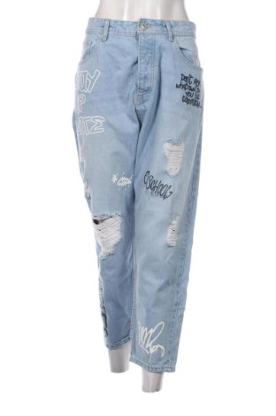 Blugi de femei Terranova, Mărime XL, Culoare Albastru, Preț 41,99 Lei, #137933239