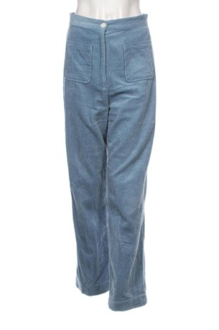 Pantaloni de velvet de femei Pimkie, Mărime S, Culoare Albastru, Preț 49,00 Lei, #137929888