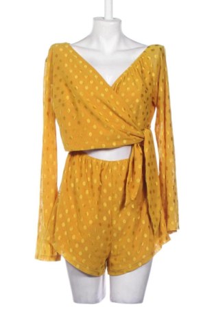 Salopetă scurtă de damă Unbranded, Mărime M, Culoare Galben, Preț 88,99 Lei, #137879692