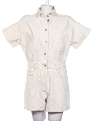 Kurzer Damenoverall Zara, Größe L, Farbe Ecru, Preis 24,00 €, #137931380