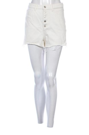 Pantaloni scurți de femei Zara, Mărime S, Culoare Ecru, Preț 78,00 Lei, #137906665