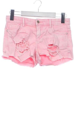 Pantaloni scurți de femei Stradivarius, Mărime XS, Culoare Roz, Preț 68,24 Lei, #137912595