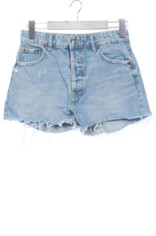 Pantaloni scurți de femei Zara, Mărime S, Culoare Albastru, Preț 78,00 Lei, #137920016