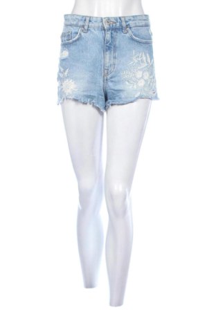 Дамски къс панталон Bershka, Размер S, Цвят Син, Цена 10,00 €, #137925603