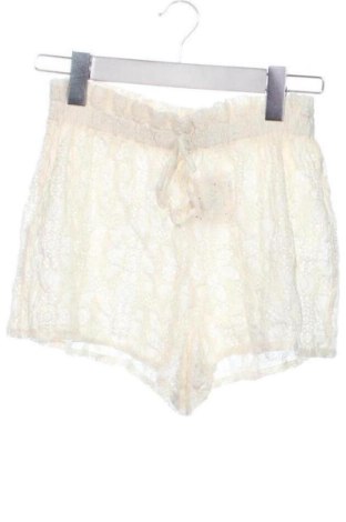 Pantaloni scurți de femei Zara, Mărime XS, Culoare Ecru, Preț 78,74 Lei, #137897828