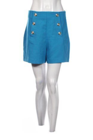 Pantaloni scurți de femei Zara, Mărime S, Culoare Albastru, Preț 78,74 Lei, #137932589
