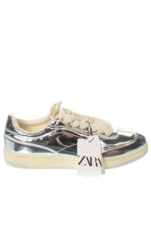 Дамски обувки Zara, Размер 44, Цвят Сребрист, Цена 46,63 €, #137904322