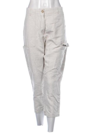 Pantaloni de femei Pull&Bear, Mărime L, Culoare Bej, Preț 57,74 Lei, #137904197