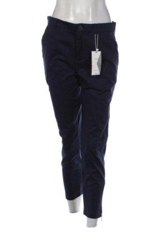 Pantaloni de femei Bershka, Mărime L, Culoare Albastru, Preț 100,00 Lei, #137910521