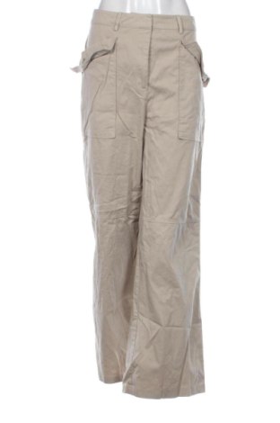 Pantaloni de femei H&M, Mărime L, Culoare Bej, Preț 145,29 Lei, #137918866
