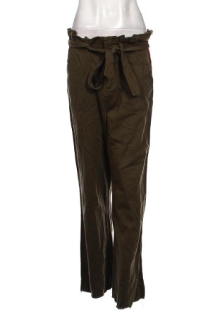 Pantaloni de femei Zara, Mărime L, Culoare Verde, Preț 83,99 Lei, #137932674