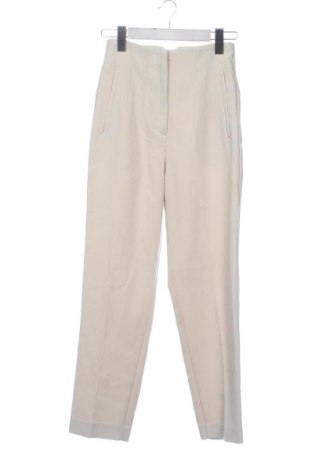 Pantaloni de femei Zara, Mărime XXS, Culoare Ecru, Preț 71,00 Lei, #137918507