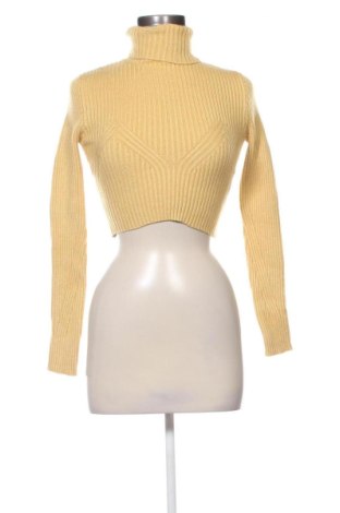 Дамски пуловер Bershka, Размер XS, Цвят Жълт, Цена 9,59 €, #137903920