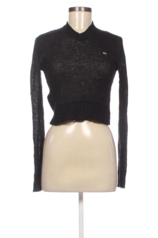 Pulover de femei Tommy Jeans, Mărime XS, Culoare Negru, Preț 236,21 Lei, #137907578