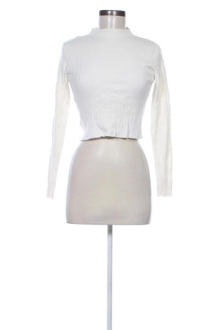Pulover de femei Stradivarius, Mărime M, Culoare Ecru, Preț 145,29 Lei, #137908768