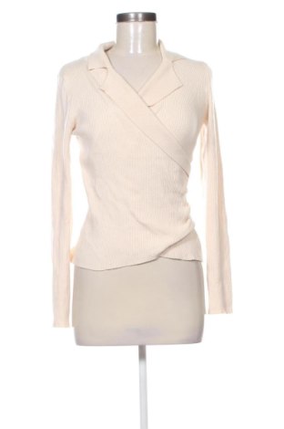 Pulover de femei SHEIN, Mărime M, Culoare Ecru, Preț 73,49 Lei, #137916935