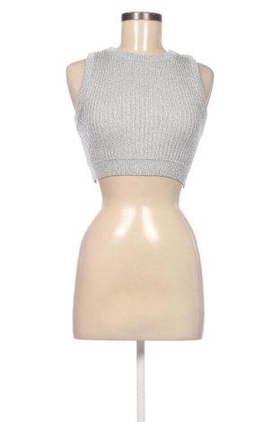 Damski sweter Bershka, Rozmiar XS, Kolor Srebrzysty, Cena 29,63 zł, #137934816