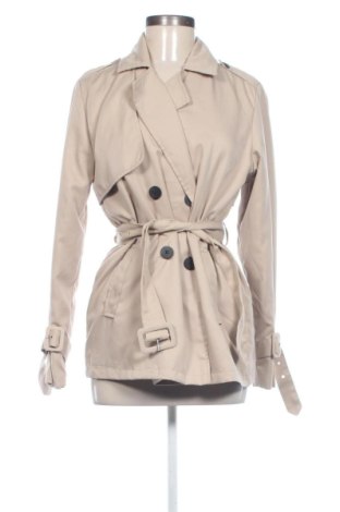 Trench de femei Sinsay, Mărime S, Culoare Bej, Preț 125,98 Lei, #137925281