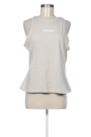 Γυναίκειο αθλητικό τοπ Adidas, Μέγεθος XL, Χρώμα  Μπέζ, Τιμή 23,00 €, #137910822