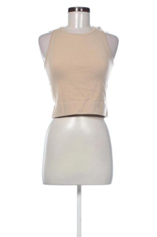 Top sport de damă. H&M, Mărime L, Culoare Bej, Preț 41,99 Lei, #137911748