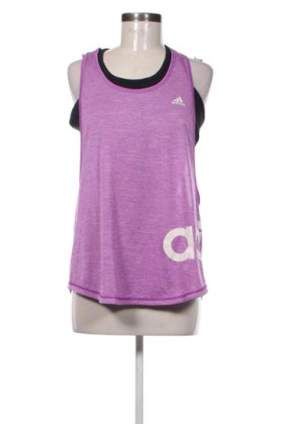 Damski sportowy top Adidas, Rozmiar L, Kolor Fioletowy, Cena 95,98 zł, #137945408