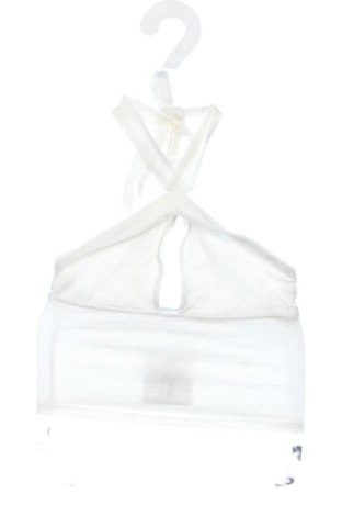Top de femei Bershka, Mărime XS, Culoare Alb, Preț 26,25 Lei, #137884069