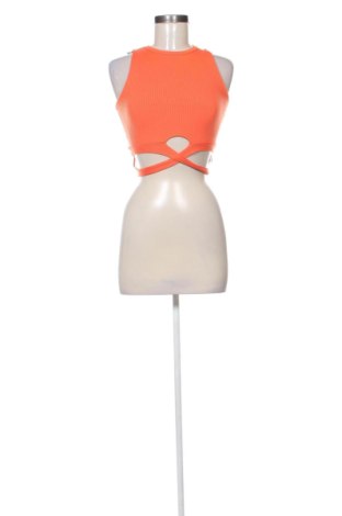 Damski top Bershka, Rozmiar S, Kolor Pomarańczowy, Cena 50,80 zł, #137898394
