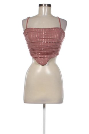 Női top Bershka, Méret XS, Szín Hamurózsaszín, Ár 5 319 Ft, #137913152