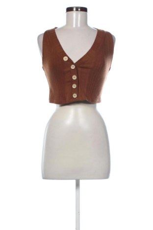 Top de femei Stradivarius, Mărime M, Culoare Maro, Preț 57,74 Lei, #137914513