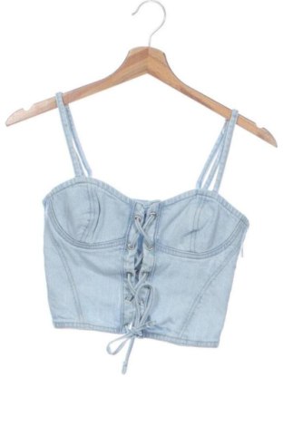 Top de femei Bershka, Mărime XS, Culoare Albastru, Preț 121,52 Lei, #137927851