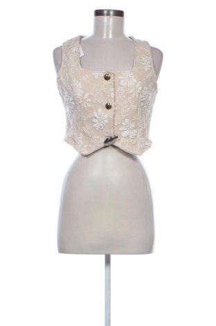 Top de femei SHEIN, Mărime M, Culoare Bej, Preț 52,49 Lei, #137928648