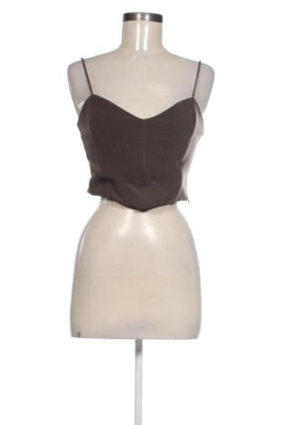 Top de femei Zara, Mărime M, Culoare Maro, Preț 78,74 Lei, #137923881