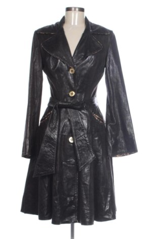 Palton din piele pentru damă Unbranded, Mărime S, Culoare Negru, Preț 813,61 Lei, #137904371