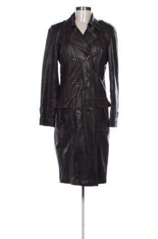 Palton din piele pentru damă Unbranded, Mărime M, Culoare Maro, Preț 582,65 Lei, #137921692