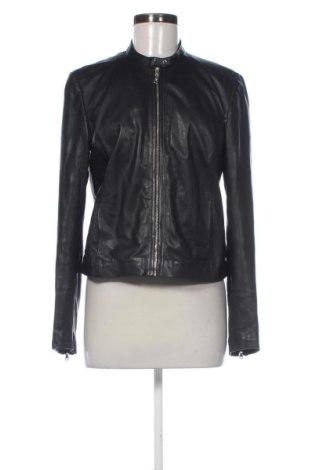 Дамско кожено яке Massimo Dutti, Размер L, Цвят Черен, Цена 113,00 €, #137887616