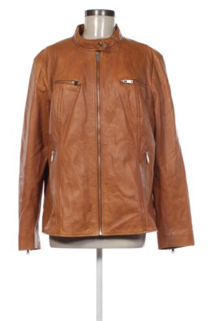 Geacă de piele pentru femei Unbranded, Mărime XL, Culoare Maro, Preț 398,99 Lei, #137889447