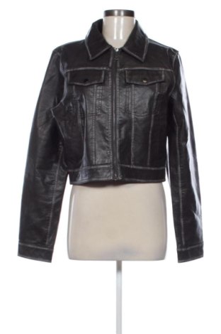 Geacă de piele pentru femei Cropp, Mărime L, Culoare Negru, Preț 204,71 Lei, #137899889