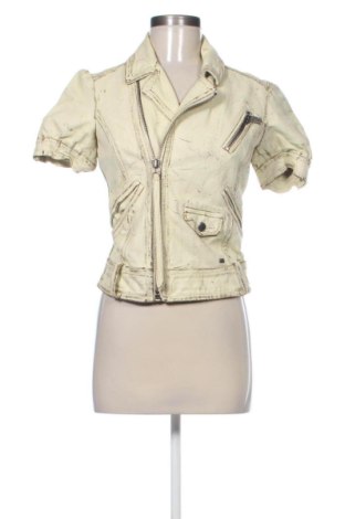 Дамско кожено яке Miss Sixty, Размер M, Цвят Екрю, Цена 103,00 €, #137904012