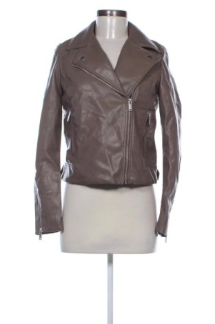 Geacă de piele pentru femei H&M, Mărime S, Culoare Maro, Preț 175,00 Lei, #137915948
