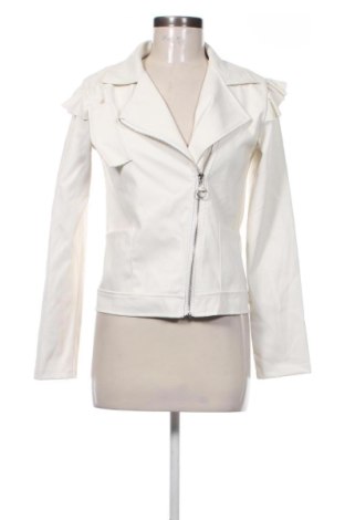 Geacă de piele pentru femei Unbranded, Mărime S, Culoare Ecru, Preț 154,00 Lei, #137922066