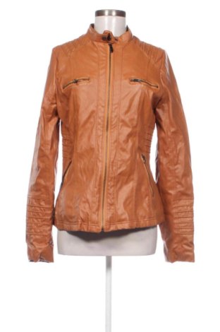 Geacă de piele pentru femei Unbranded, Mărime M, Culoare Maro, Preț 170,00 Lei, #137929753