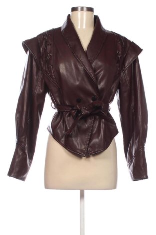 Дамско кожено яке Answear, Размер S, Цвят Лилав, Цена 32,00 €, #137938565