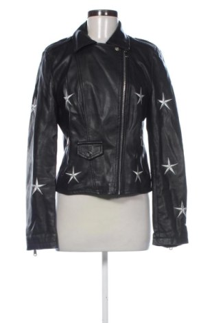Geacă de piele pentru femei Unbranded, Mărime XL, Culoare Negru, Preț 220,46 Lei, #137906671