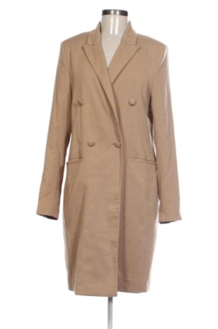 Palton de femei Sinsay, Mărime XL, Culoare Bej, Preț 117,00 Lei, #137940009